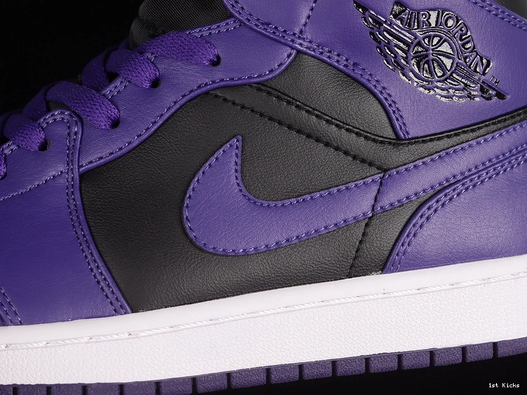 Purple 1 Black - Jordan Mid (Women's) BQ6472-051 0515